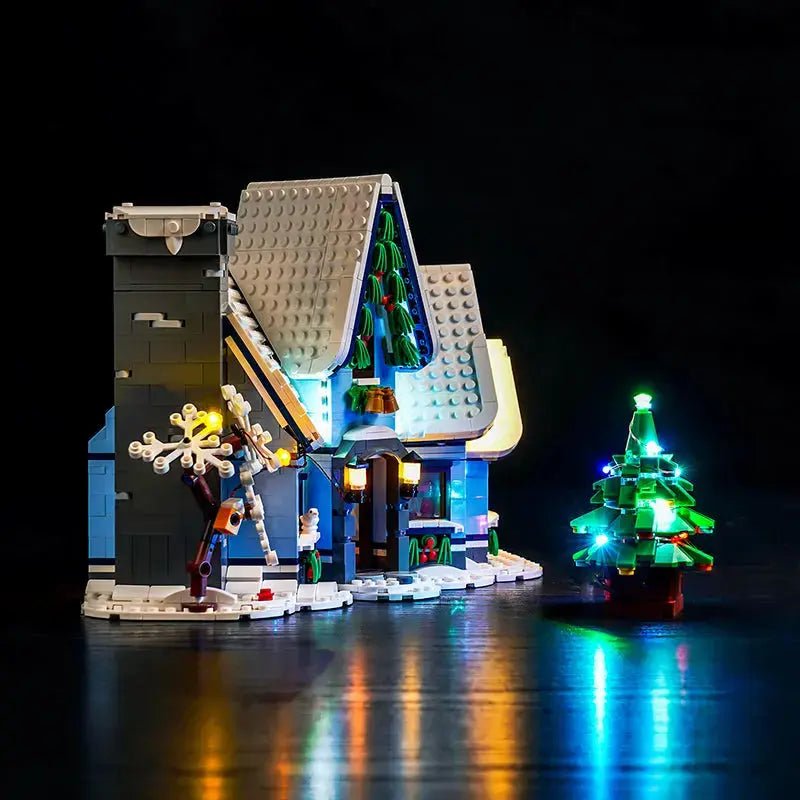 Light Kit for LEGO Santa’s Visit 10293 - Bright My Bricks