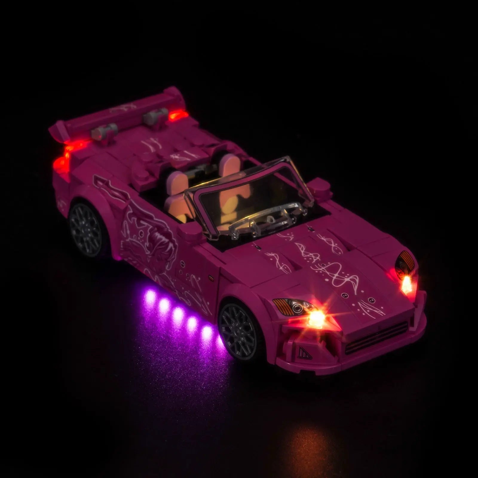 Light kit for LEGO® Speed Champions 2 Fast 2 Furious Honda S2000 77241 - Bright My Bricks