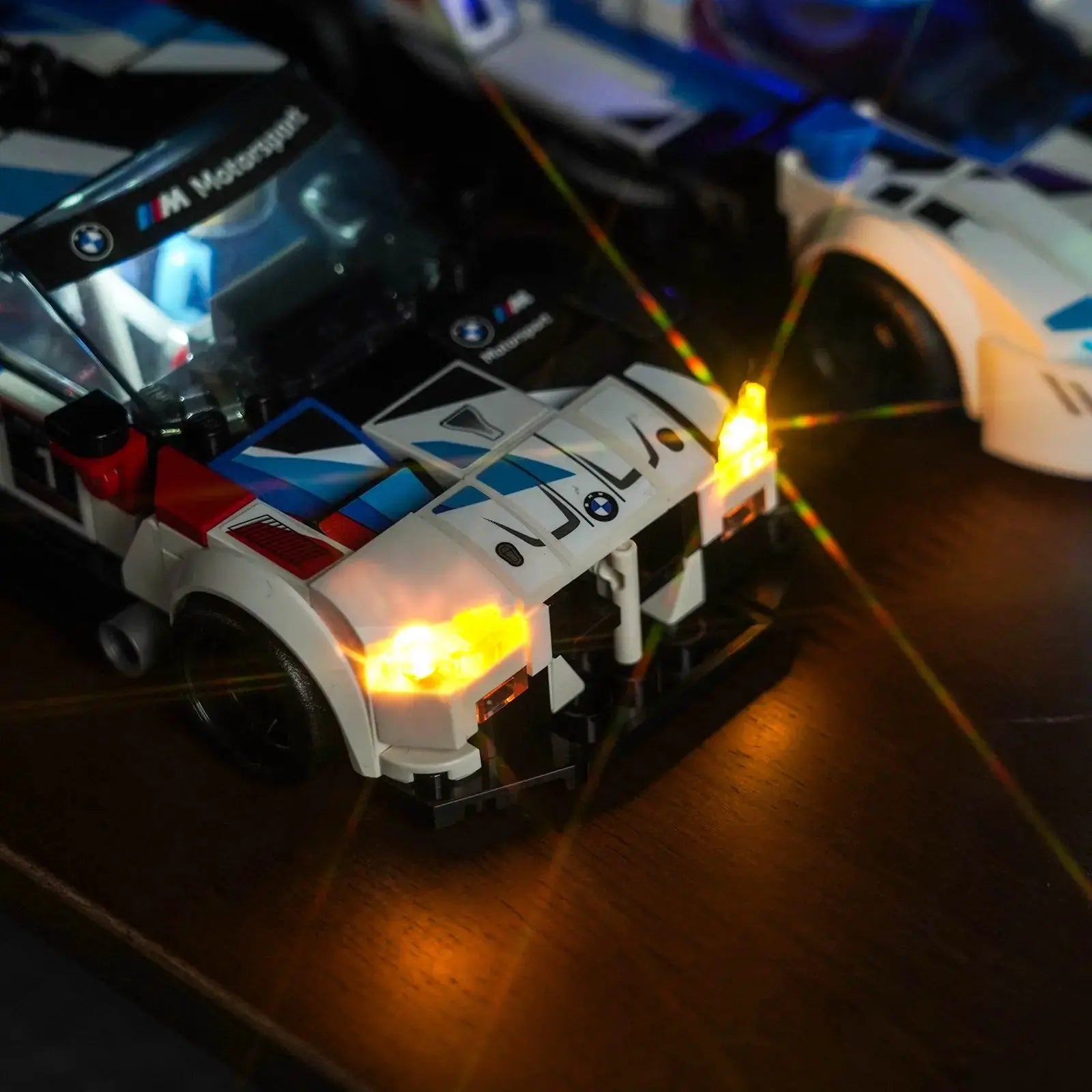 Light Kit for LEGO Speed Champions BMW M4 GT3 & BMW M Hybrid V8 Race Cars 76922 - Bright My Bricks