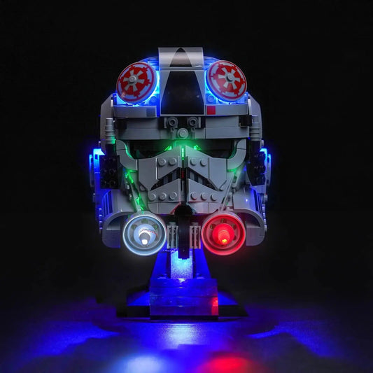 Light Kit for LEGO Star Wars AT - AT Driver™ Helmet 75429 - Bright My Bricks