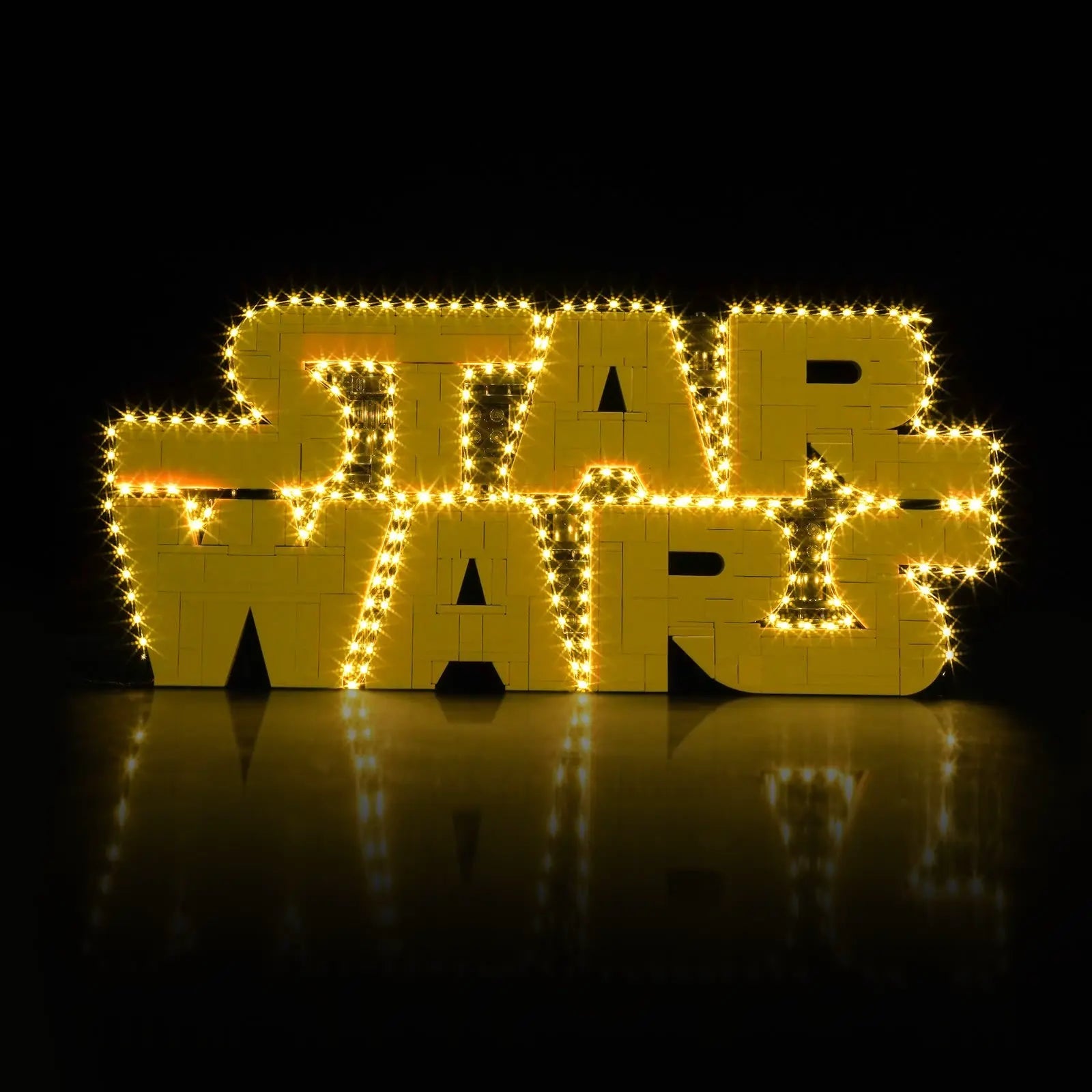 Light Kit for LEGO® Star Wars Brick - Built Star Wars™ Logo 75407 - Bright My Bricks