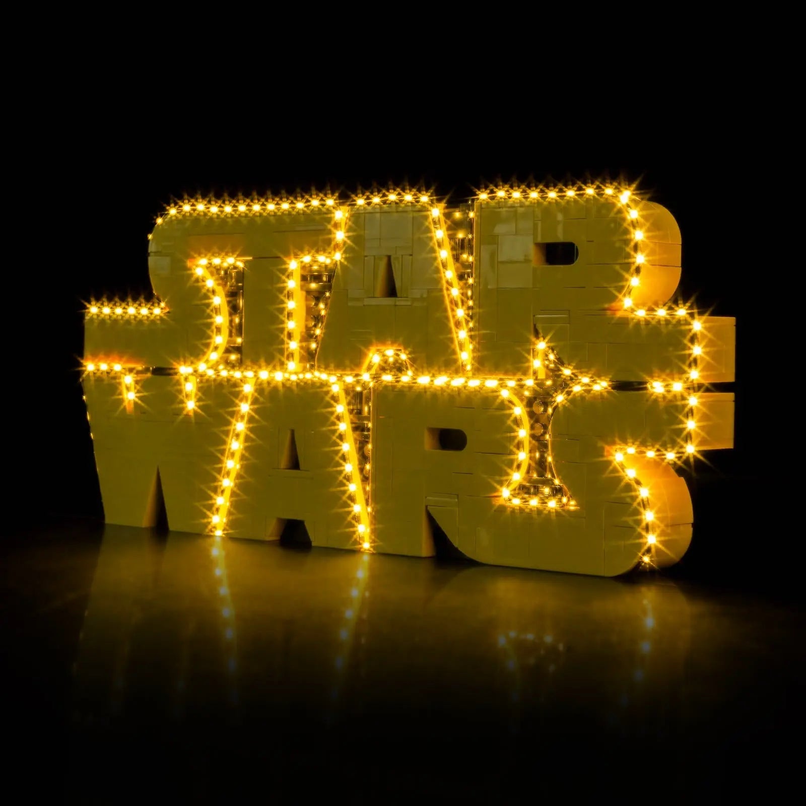 Light Kit for LEGO® Star Wars Brick - Built Star Wars™ Logo 75407 - Bright My Bricks
