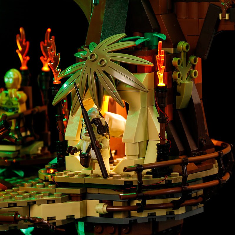 Light Kit for LEGO Star Wars Ewok Village 10236 - Bright My Bricks