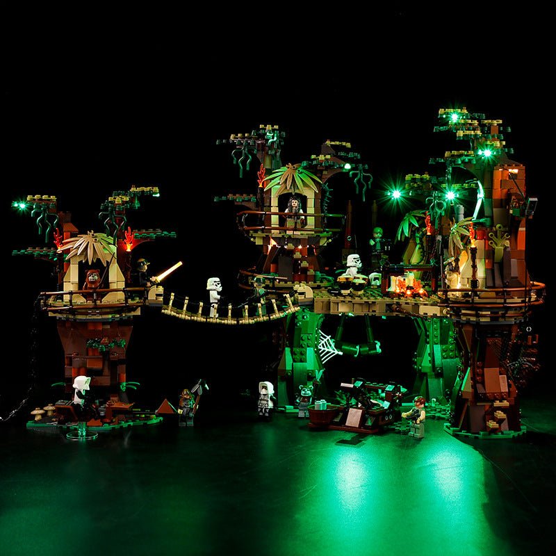 Light Kit for LEGO Star Wars Ewok Village 10236 - Bright My Bricks