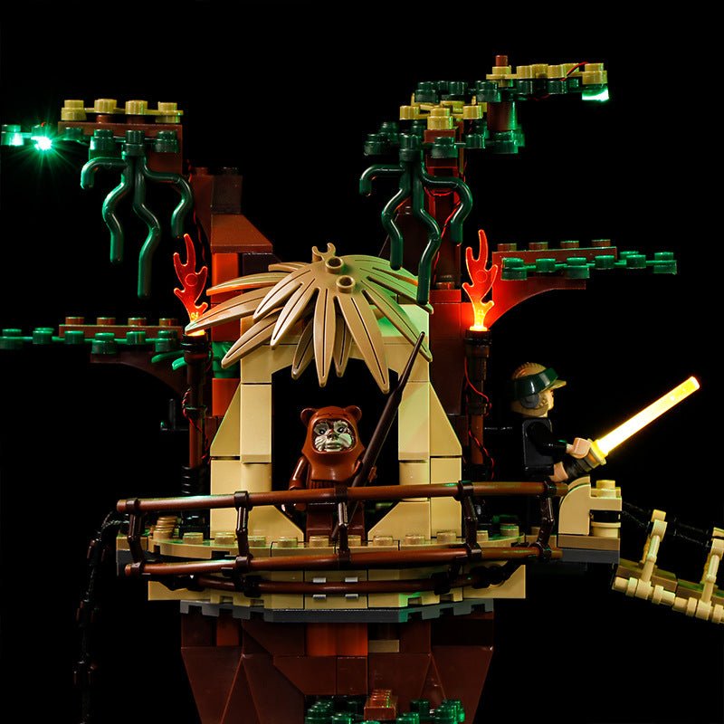 Light Kit for LEGO Star Wars Ewok Village 10236 - Bright My Bricks