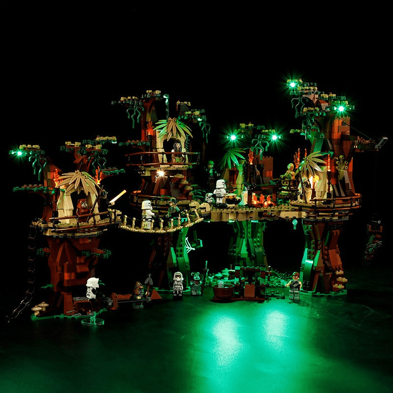Light Kit for LEGO Star Wars Ewok Village 10236 - Bright My Bricks