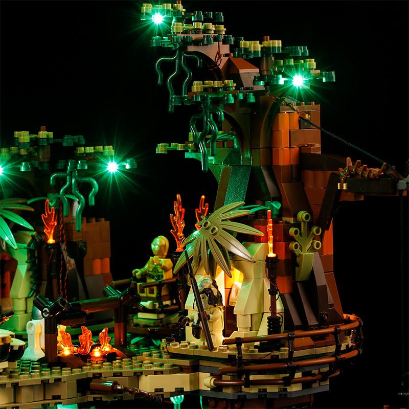 Light Kit for LEGO Star Wars Ewok Village 10236 - Bright My Bricks