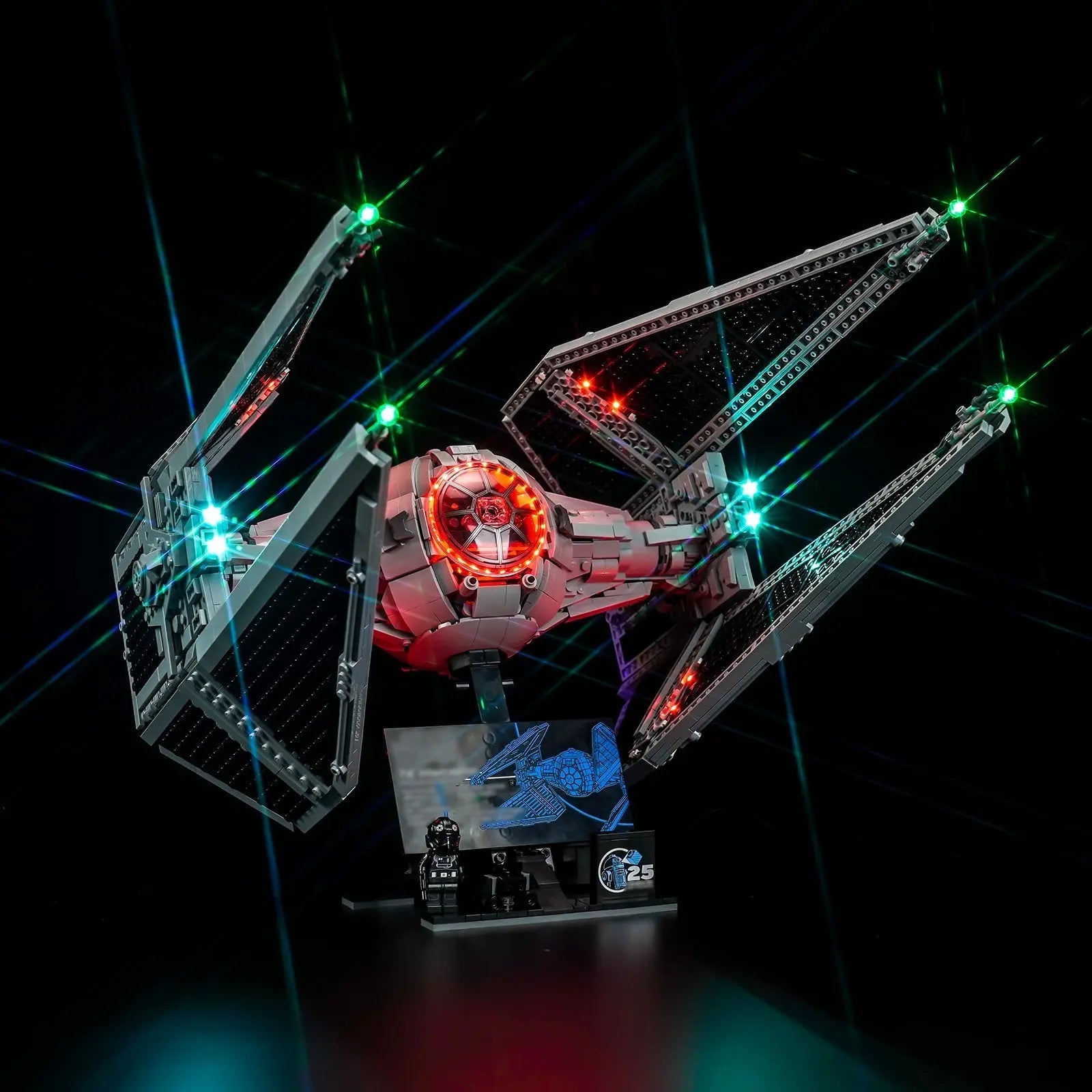 Light Kit for LEGO Star Wars TIE Interceptor™ 75382 - Bright My Bricks