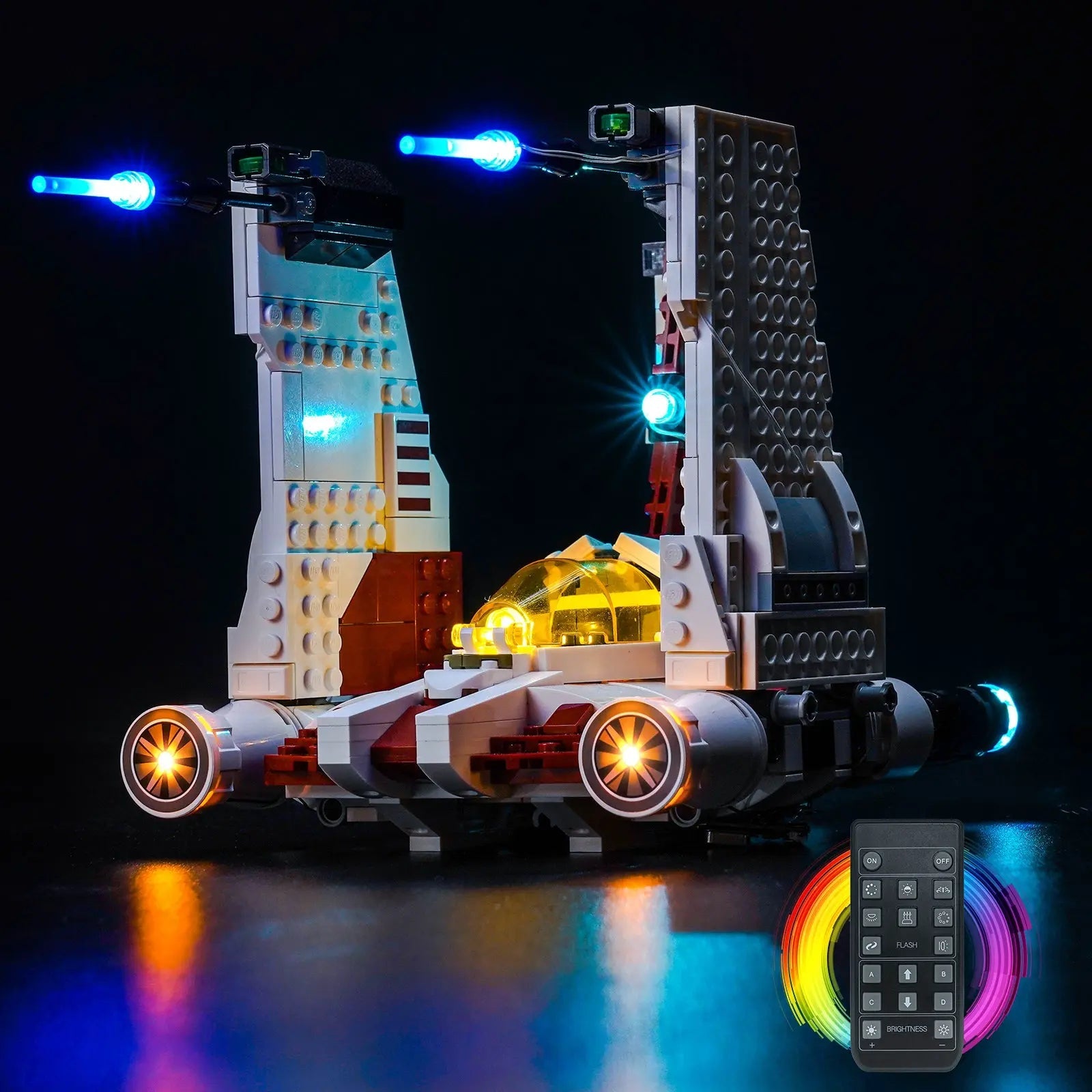 Light Kit for LEGO® Star Wars™ V - 19 Torrent Starfighter 75432 - Bright My Bricks