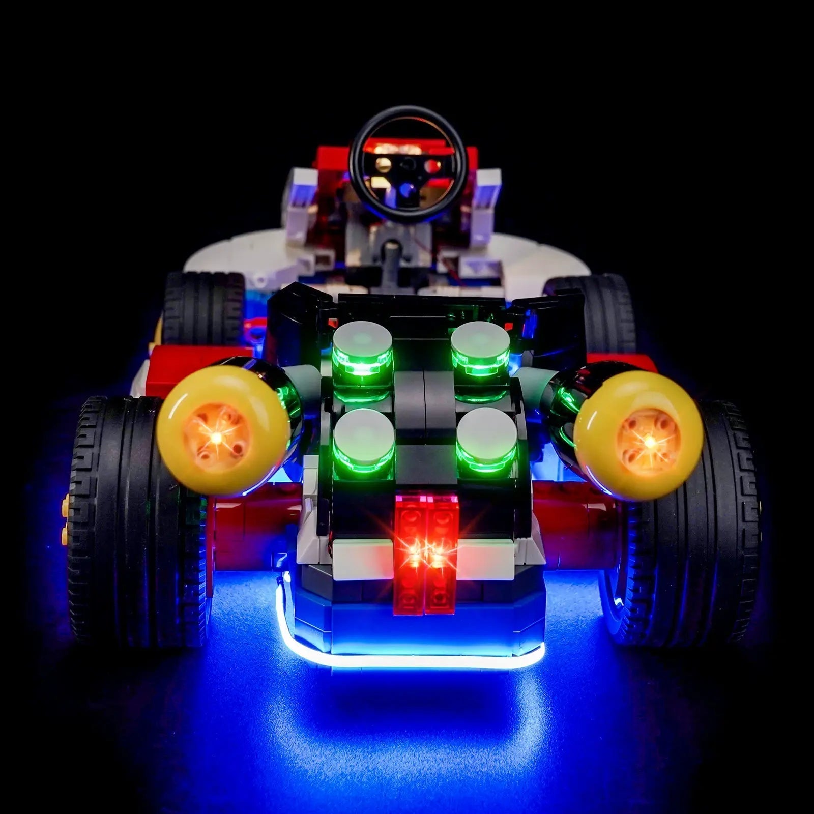 Light Kit for LEGO Super Mario Mario Kart – Mario & Standard Kart 72037 - Bright My Bricks