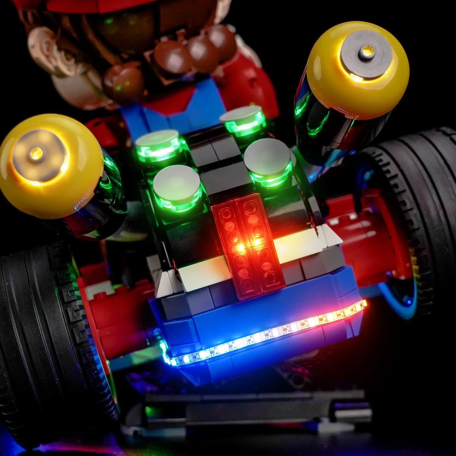 Light Kit for LEGO Super Mario Mario Kart – Mario & Standard Kart 72037 - Bright My Bricks