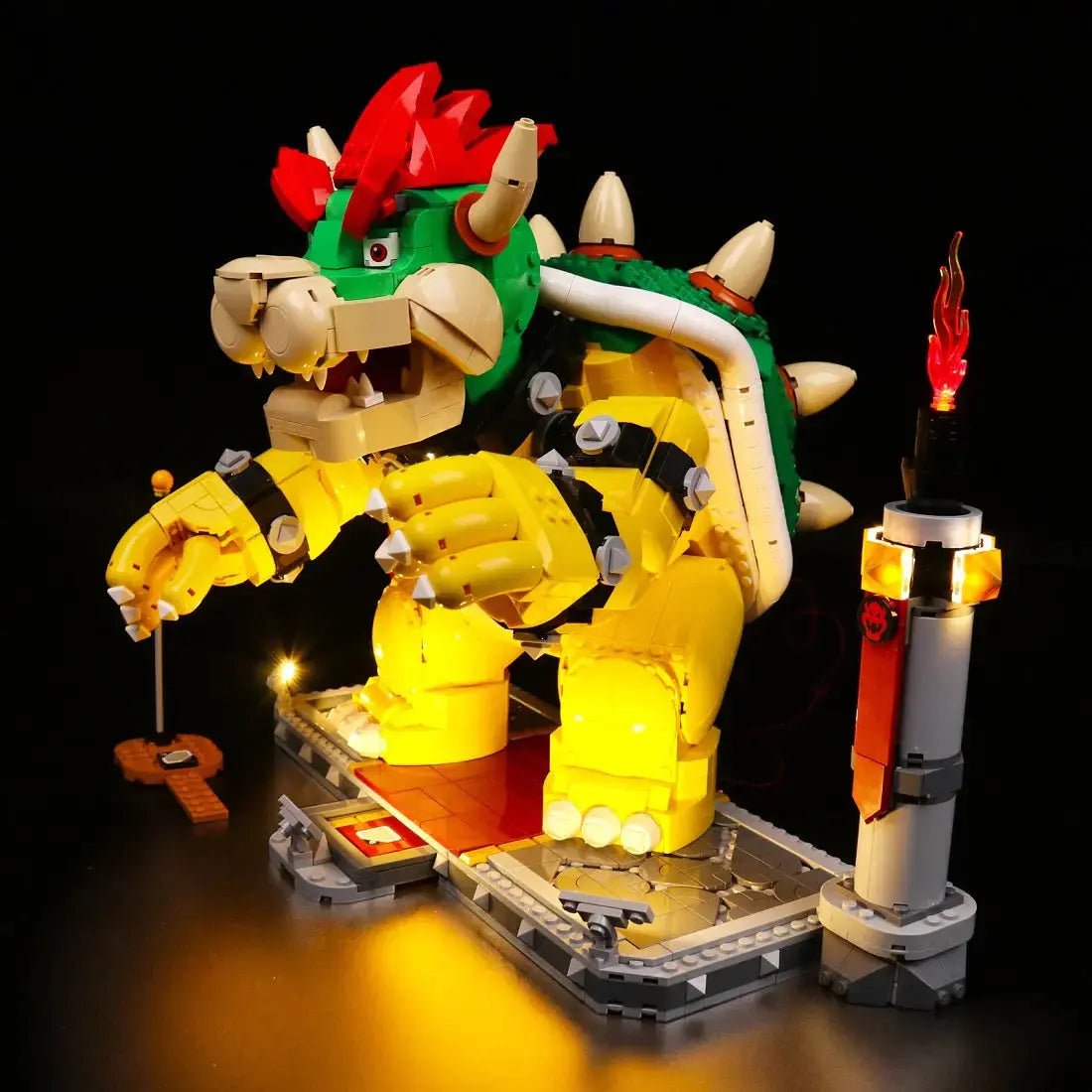 Light Kit for LEGO Super Mario The Mighty Bowser™ 71411 - Bright My Bricks