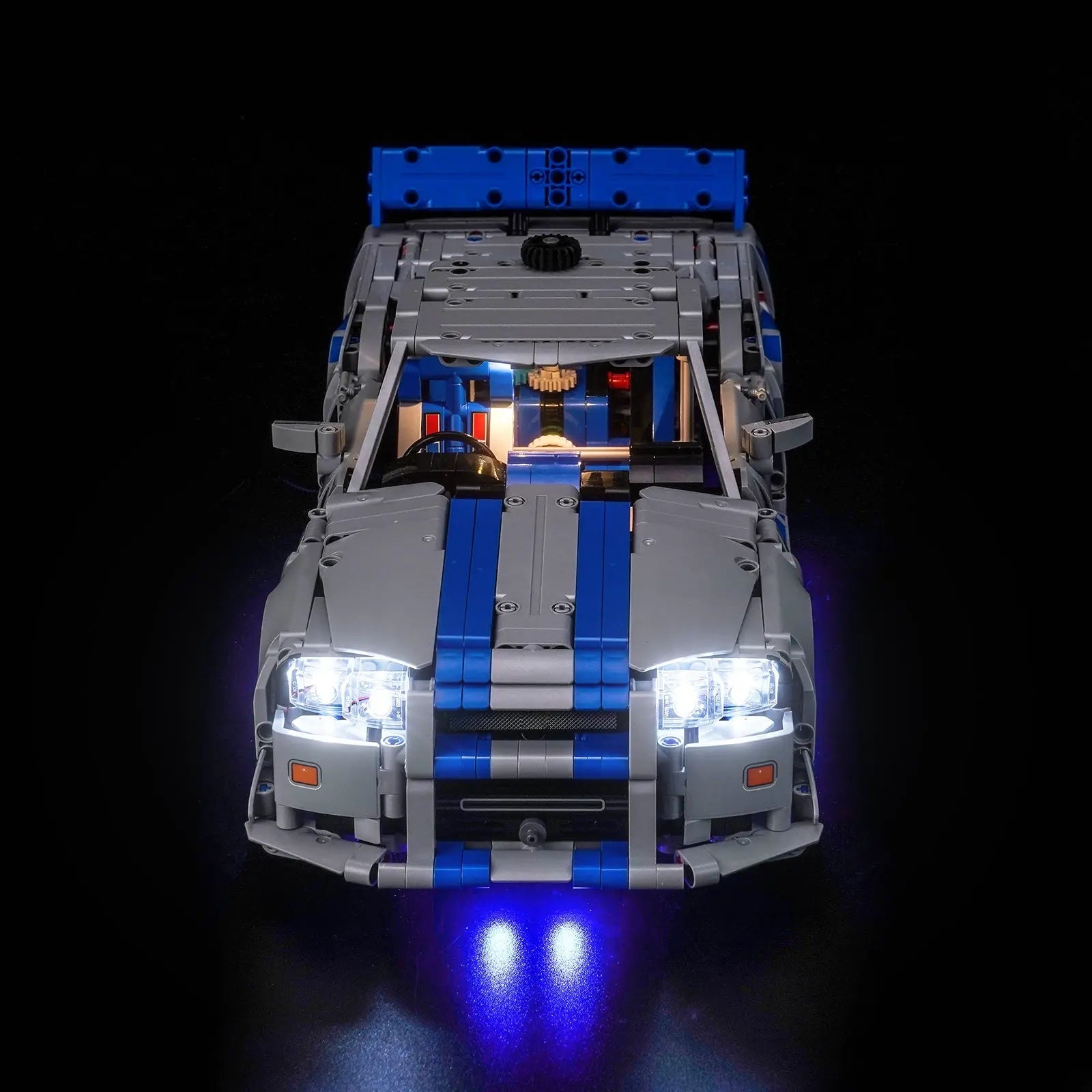 Light Kit for LEGO Technic 2 Fast 2 Furious Nissan Skyline GT - R (R34) 42210 - Bright My Bricks