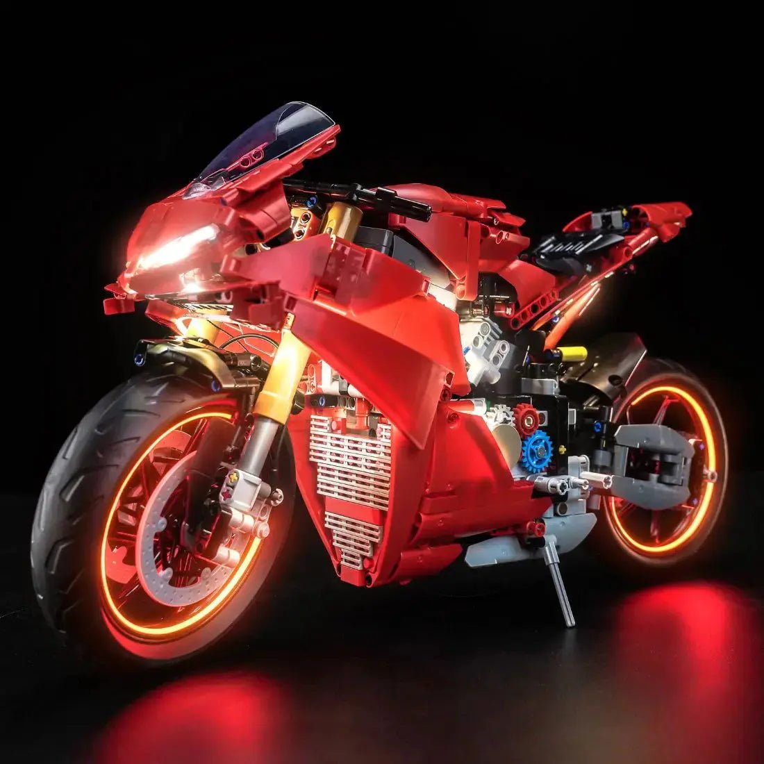 Light Kit for LEGO Technic Ducati Panigale V4 S Motorcycle 42107 - Bright My Bricks