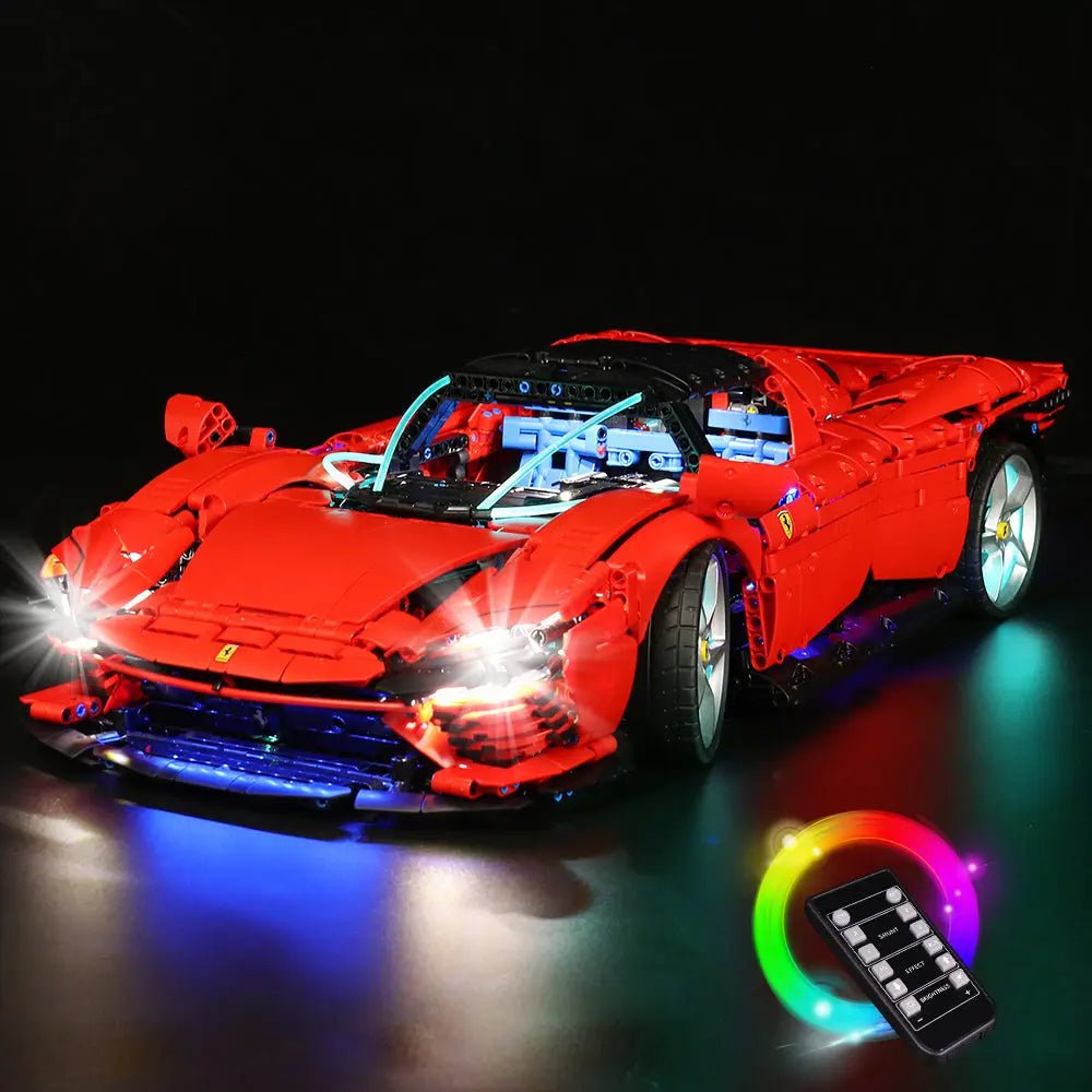Light Kit for LEGO Technic Ferrari Daytona SP3 42143 - Bright My Bricks