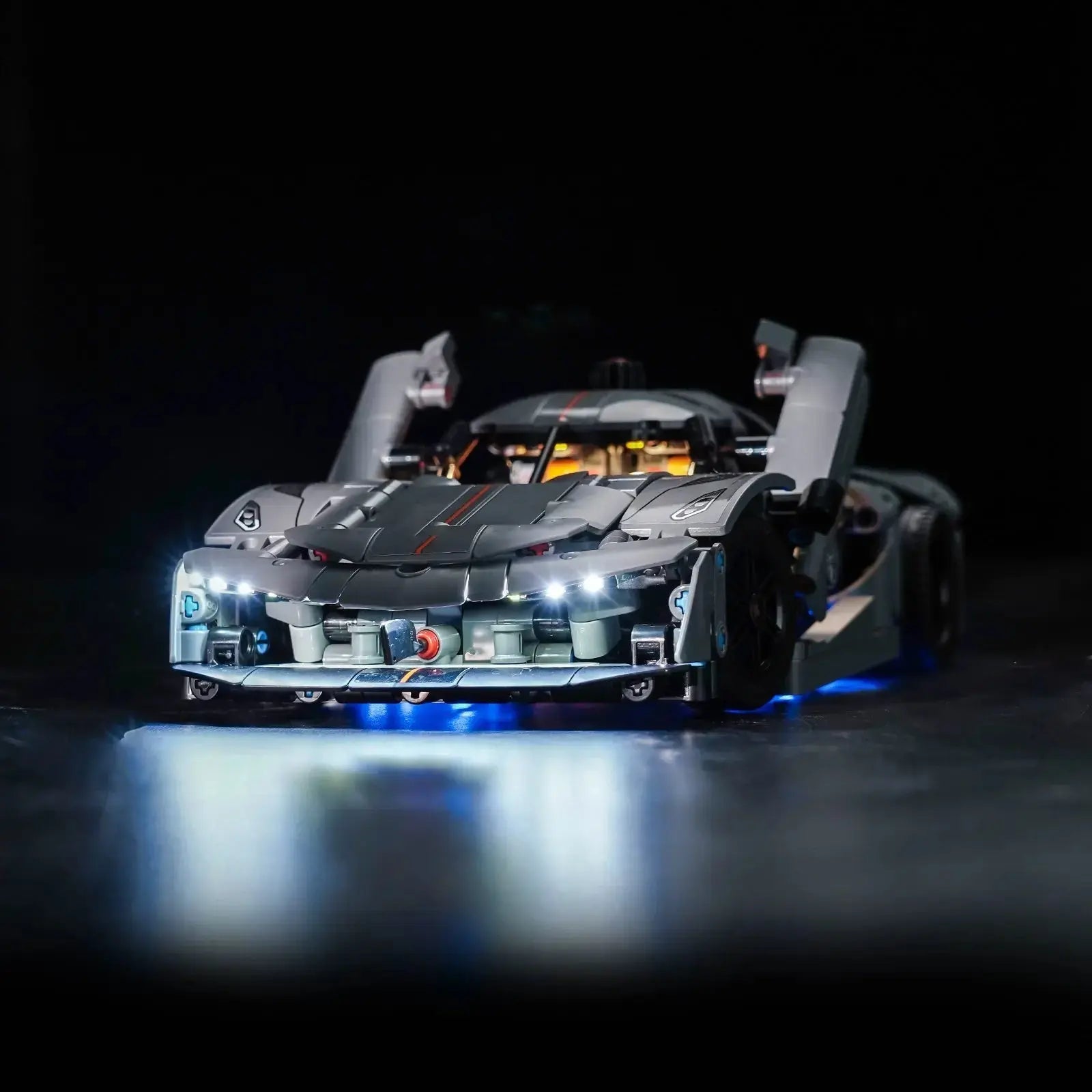 Light Kit for LEGO Technic Koenigsegg Jesko Absolut Grey Hypercar 42173 - Bright My Bricks