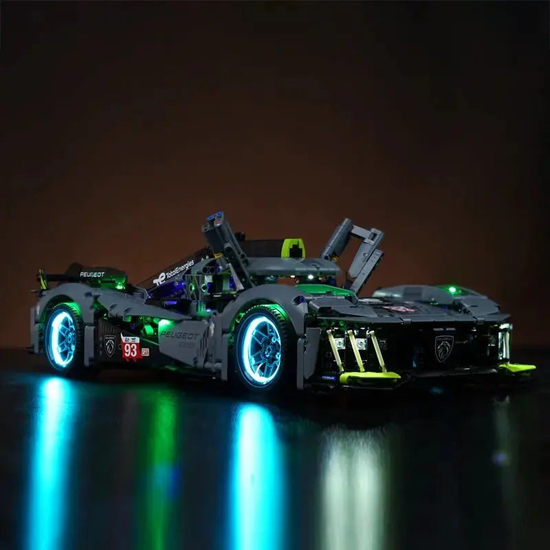 Light Kit for LEGO® Technic Peugeot 24H Le Mans Hybrid Hypercar #42156