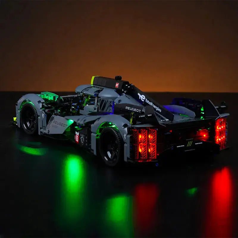 Light Kit for LEGO Technic Peugeot 24H Le Mans Hybrid Hypercar 42156 - Bright My Bricks