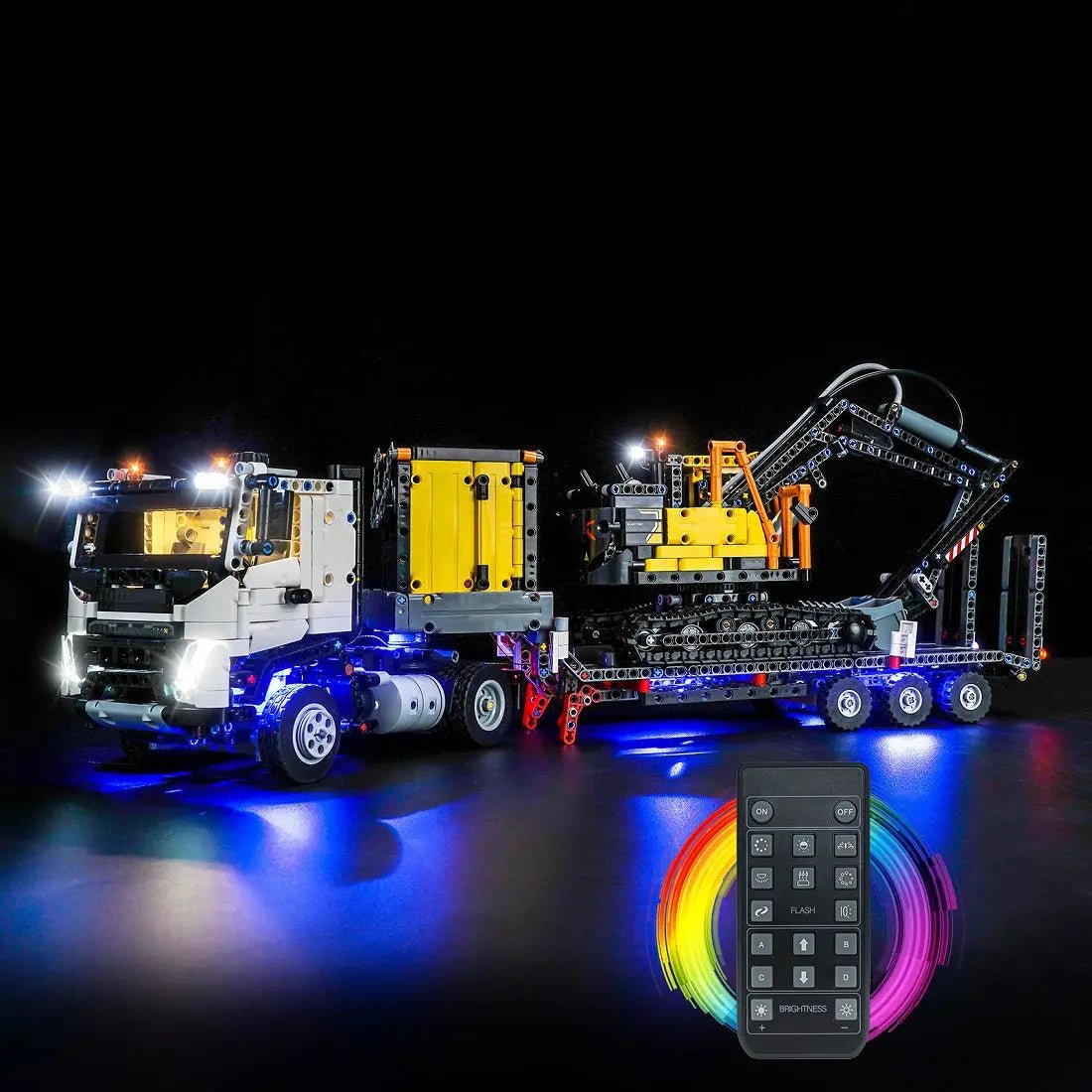Light Kit for LEGO® Technic™ Volvo FMX Truck & EC230 Electric Excavator 42175 - Bright My Bricks