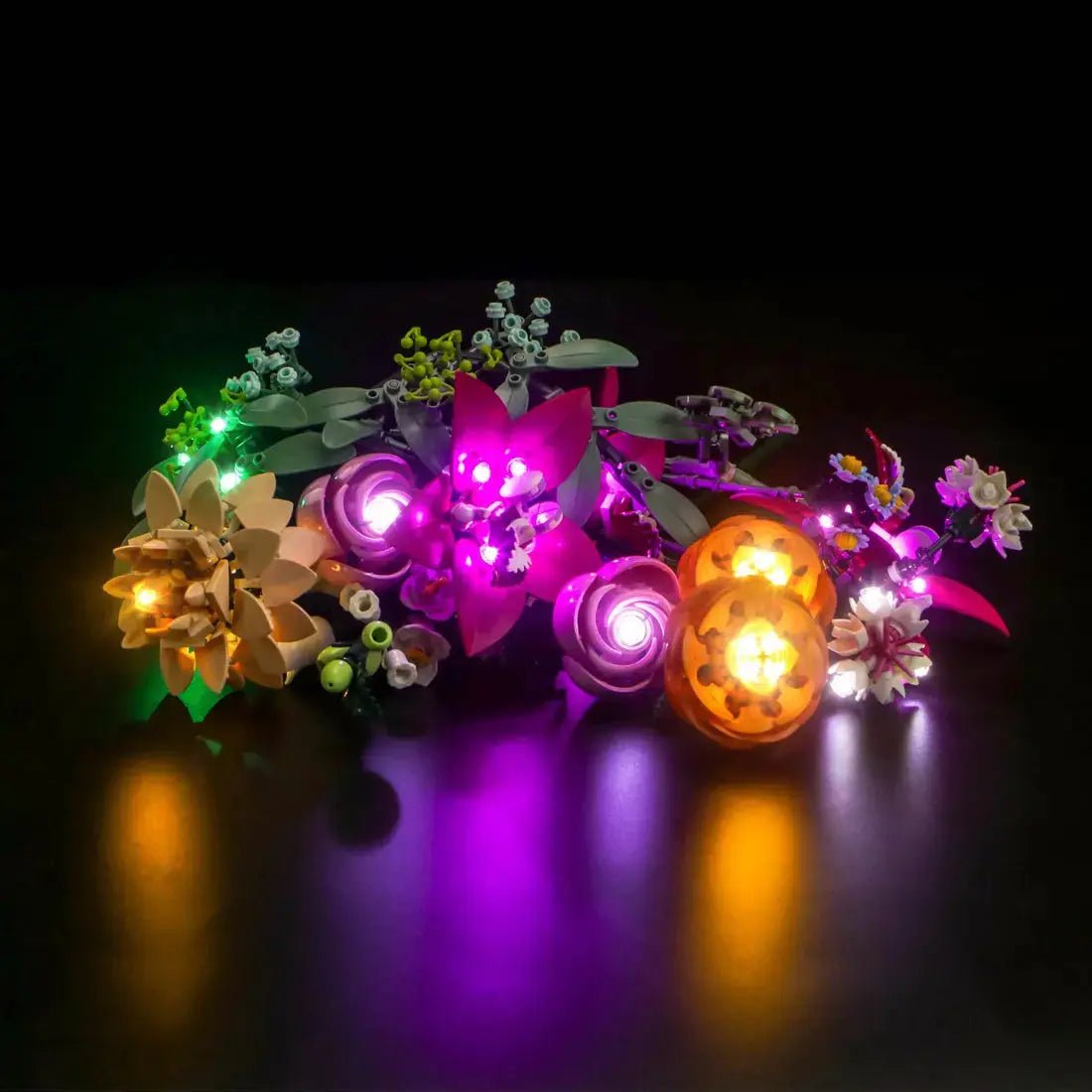 Source d'alimentation discrète — Kit LED pour LEGO® Le joli bouquet de fleurs roses #10342