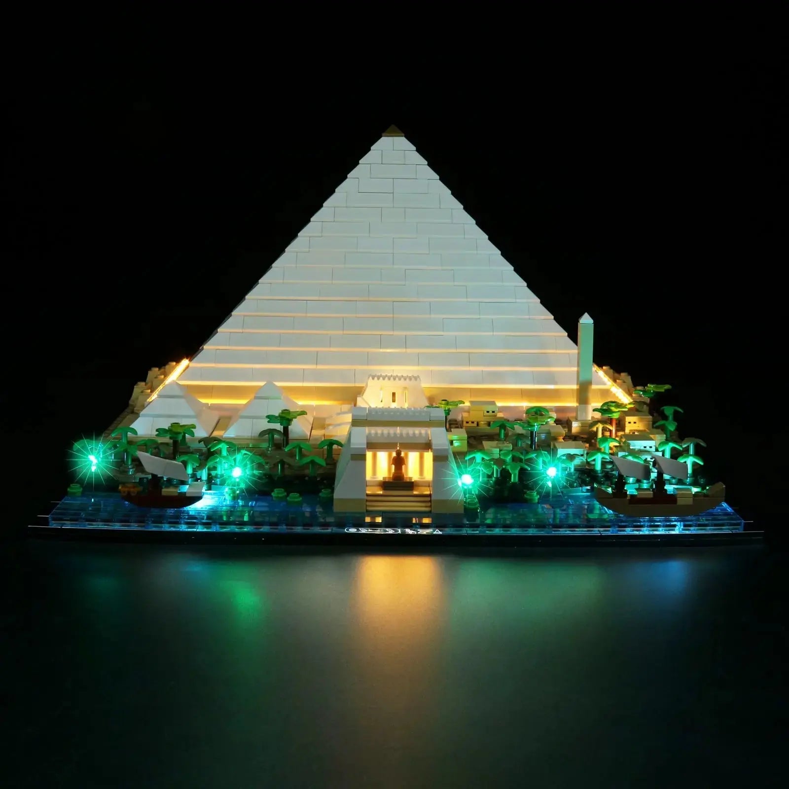 Light Kit for LEGO The Great Pyramid of Giza 21058 - Bright My Bricks