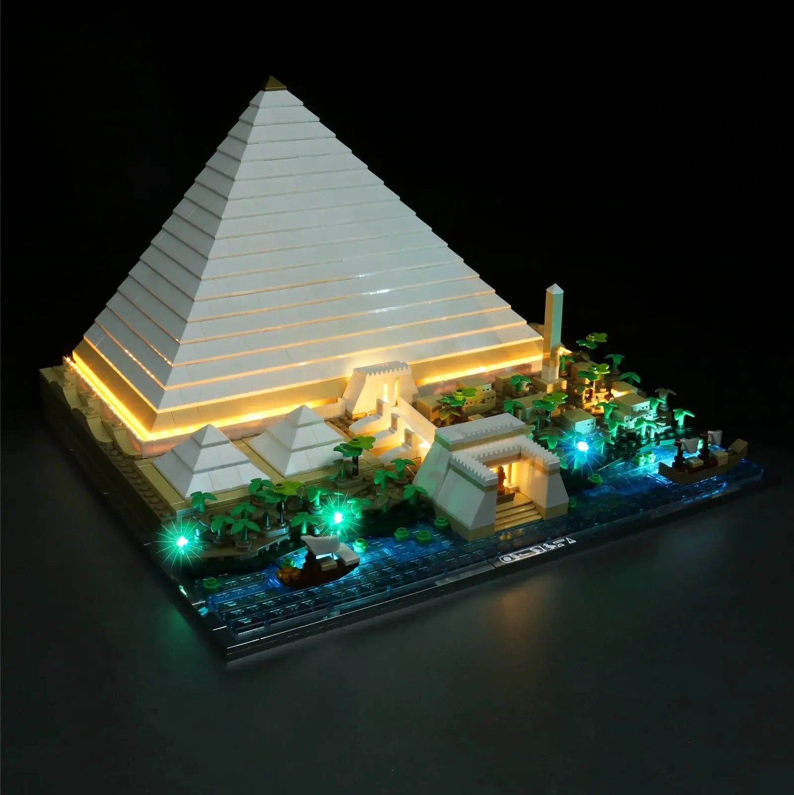Light Kit for LEGO The Great Pyramid of Giza 21058 - Bright My Bricks