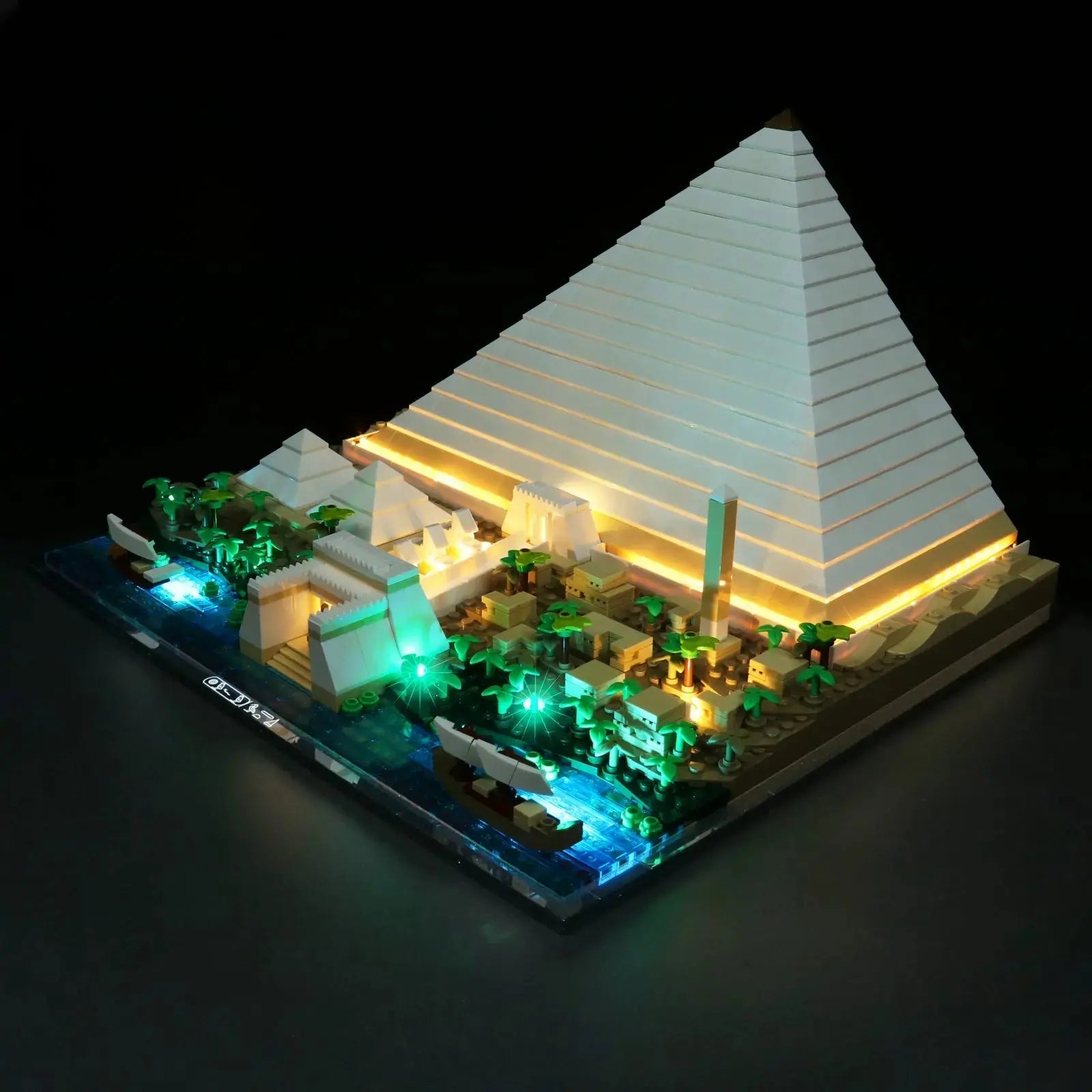 Light Kit for LEGO The Great Pyramid of Giza 21058 - Bright My Bricks