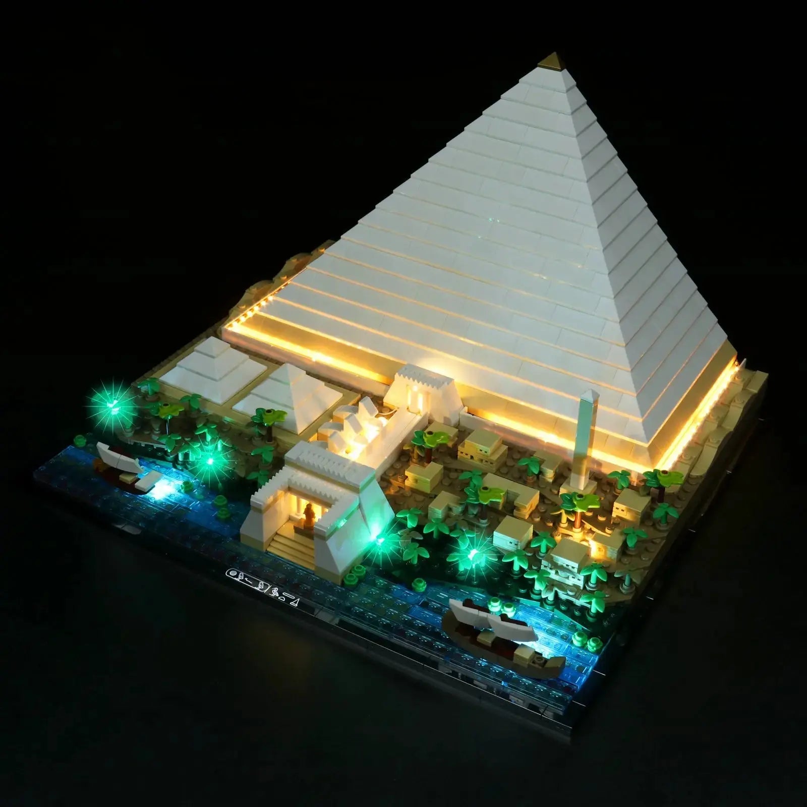 Light Kit for LEGO The Great Pyramid of Giza 21058 - Bright My Bricks