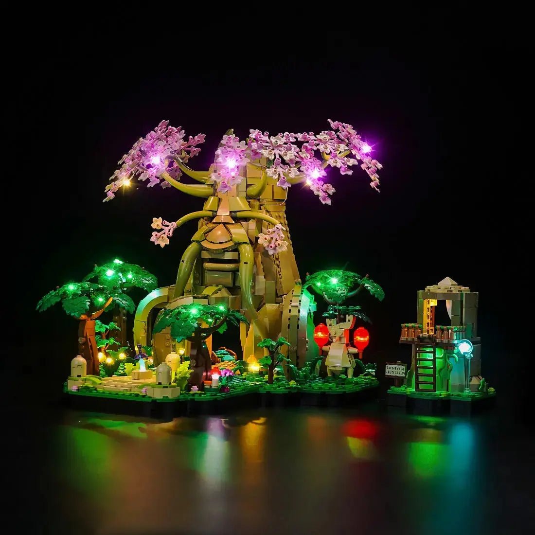 Light Kit for LEGO The Legend of Zelda™ Great Deku Tree 2 - in - 1 77092 - Bright My Bricks