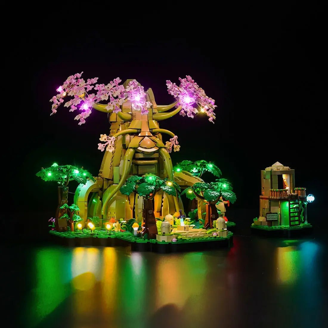 Light Kit for LEGO The Legend of Zelda™ Great Deku Tree 2 - in - 1 77092 - Bright My Bricks