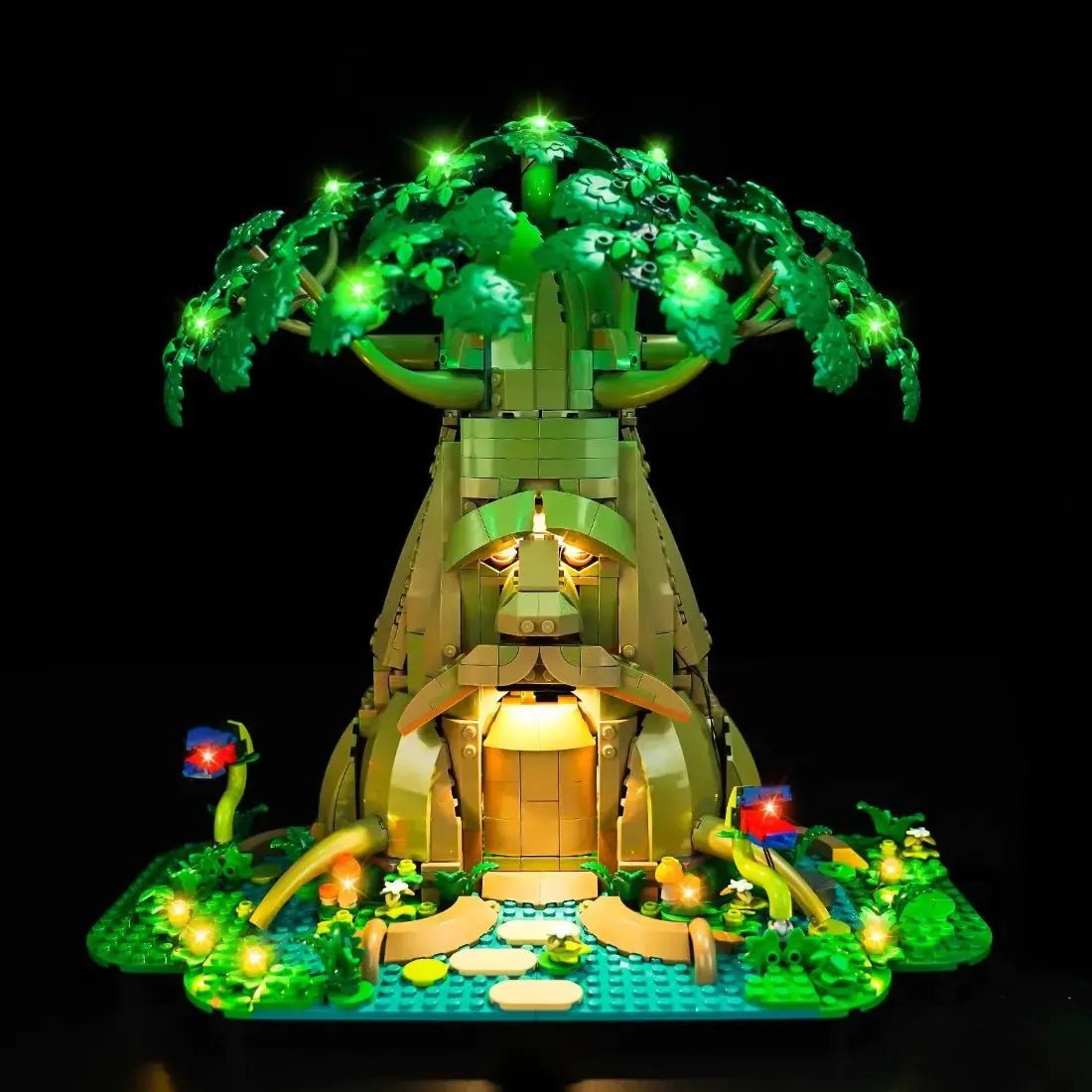 Light Kit for LEGO The Legend of Zelda Great Deku Tree 2 - in - 1 77092 Ocarina of Time Version - Bright My Bricks