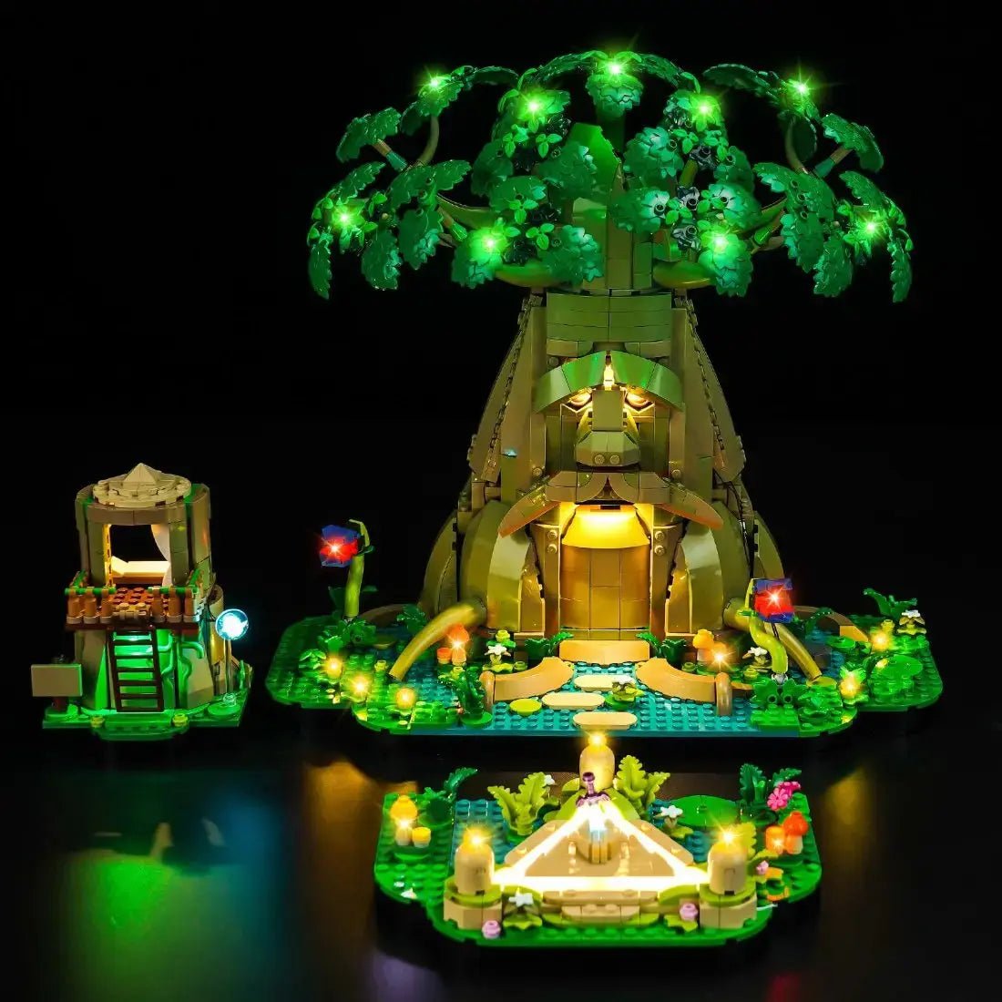 Light Kit for LEGO The Legend of Zelda Great Deku Tree 2 - in - 1 77092 Ocarina of Time Version - Bright My Bricks