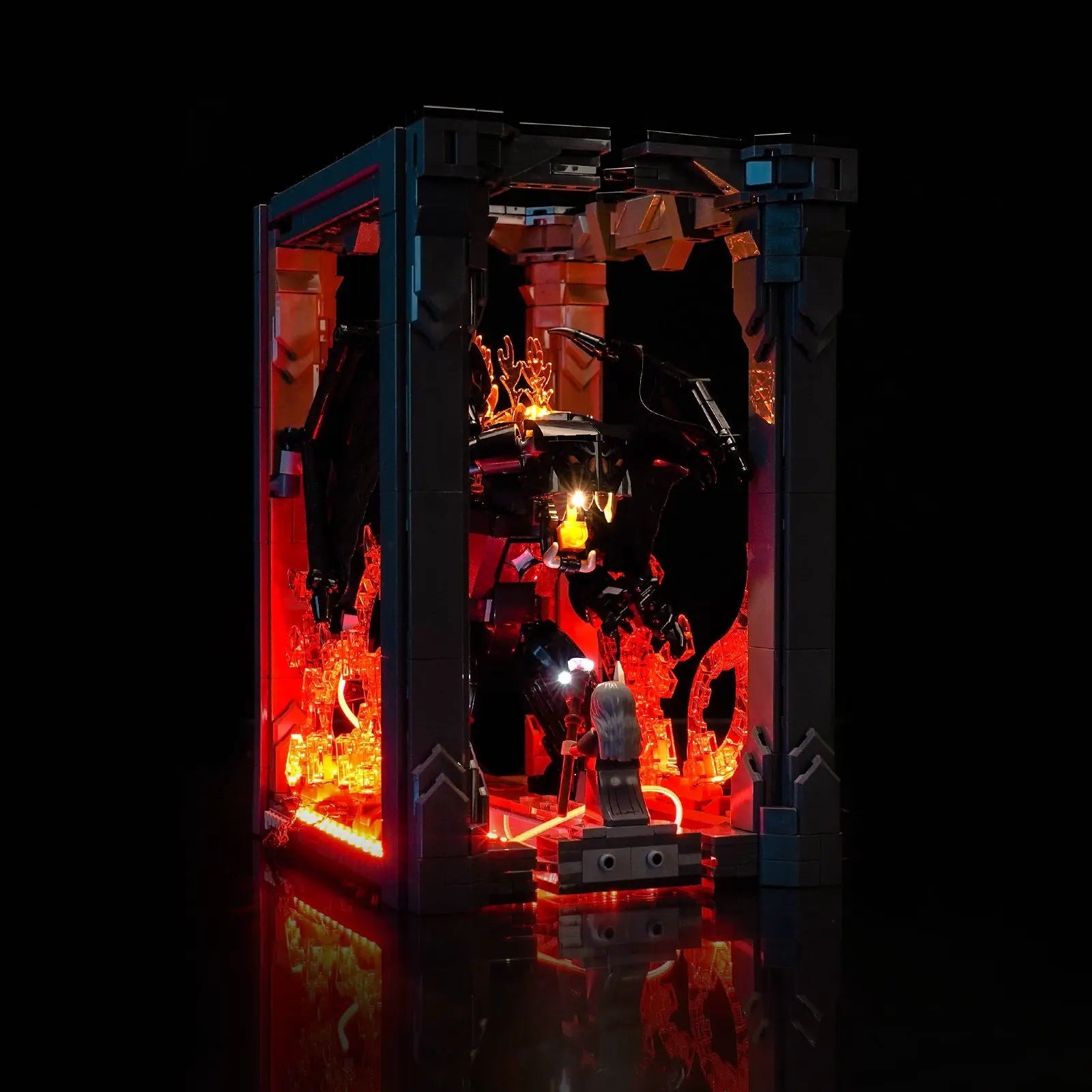 Light Kit for LEGO® The Lord of the Rings: Balrog™ Book Nook 10367 - Bright My Bricks