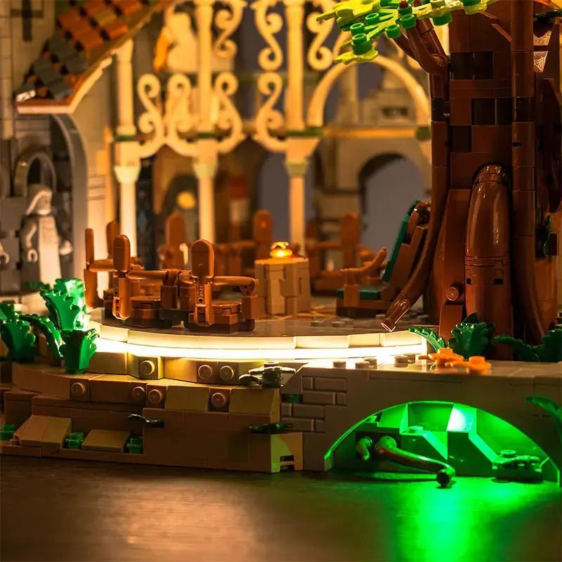 Light Kit for LEGO The Lord Of The Rings: Rivendell 10316 Warm Color - Bright My Bricks