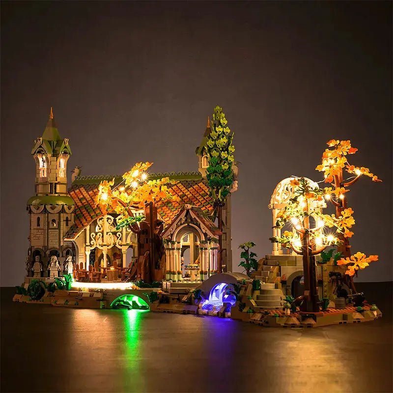 Light Kit for LEGO The Lord Of The Rings: Rivendell 10316 Warm Color - Bright My Bricks