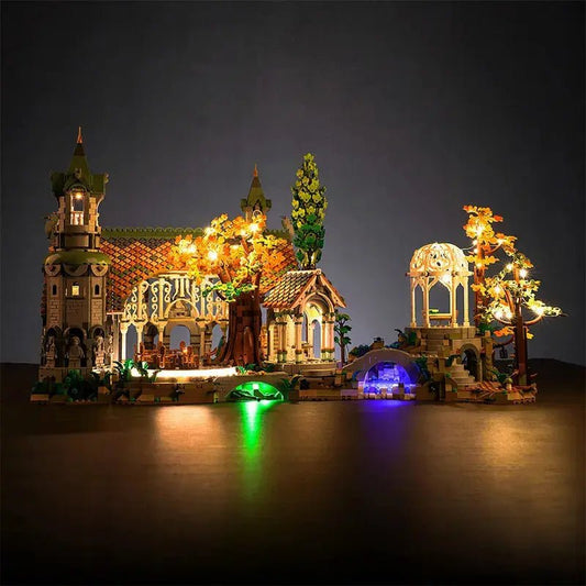 Light Kit for LEGO The Lord Of The Rings: Rivendell 10316 Warm Color - Bright My Bricks