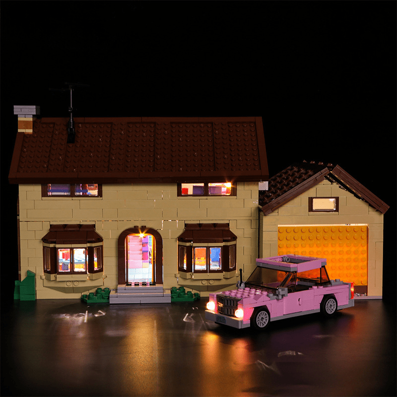 Light Kit for LEGO The Simpsons House 71006 - Bright My Bricks
