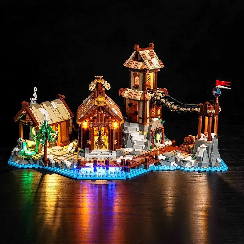Light Kit for LEGO Viking Village 21343 - Bright My Bricks