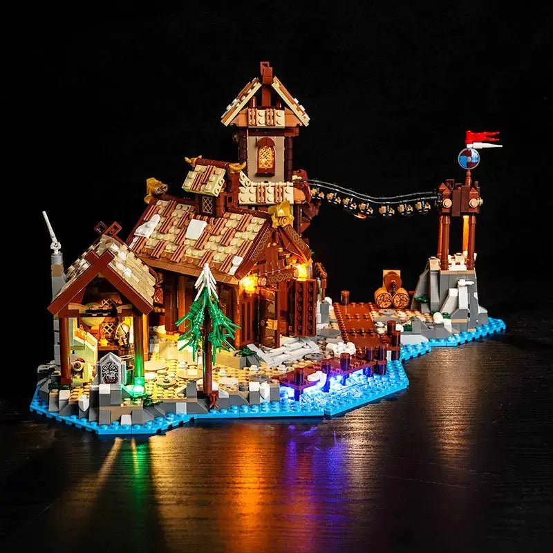 Light Kit for LEGO Viking Village 21343 - Bright My Bricks