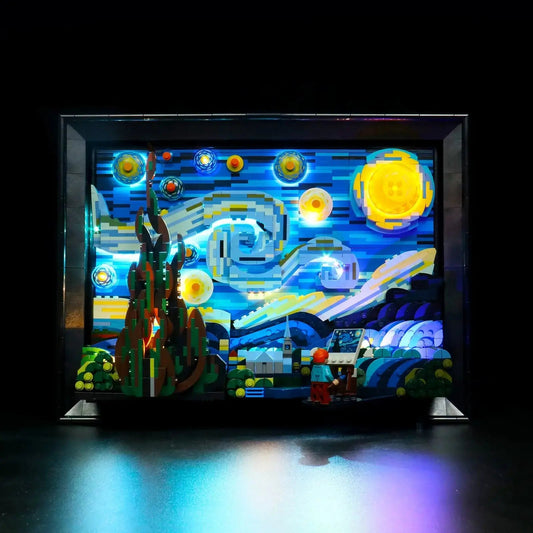 Light Kit for LEGO Vincent van Gogh - The Starry Night 21333 - Bright My Bricks
