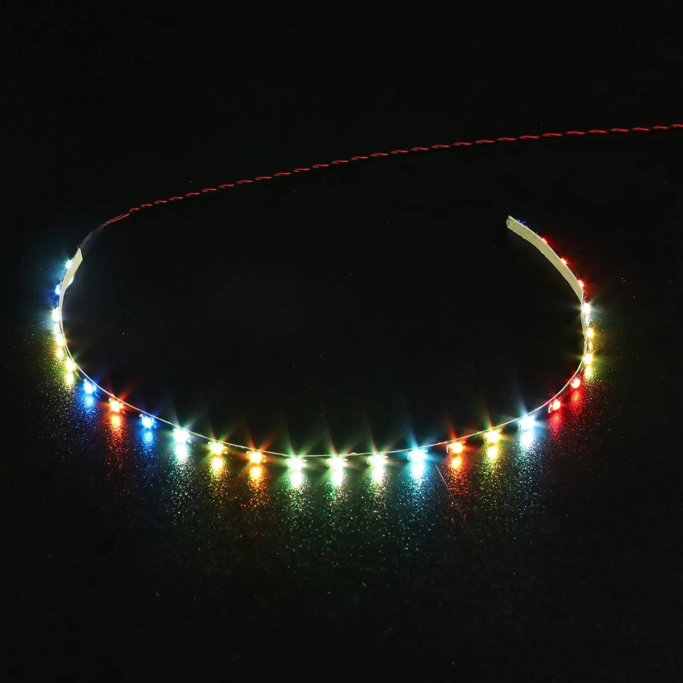 28 Particles LED Strip Light (Pack of 3) brightened interior detail (LEGO® lighting component)