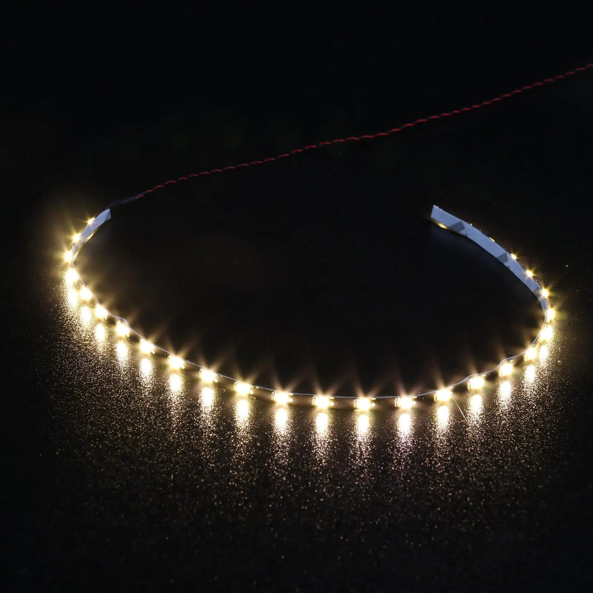 28 Particles LED Strip Light (Pack of 3) front view fully lit (LEGO® LED lighting accessory)