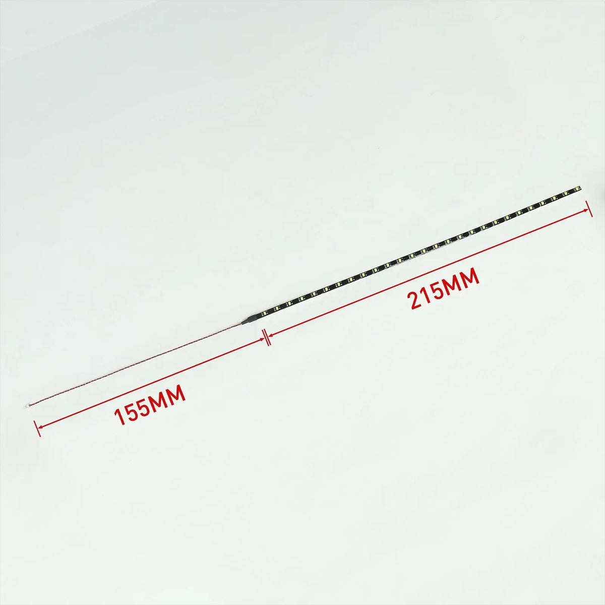 28 Particles LED Strip Light (Pack of 3) installed and glowing (LED light kit for LEGO®)