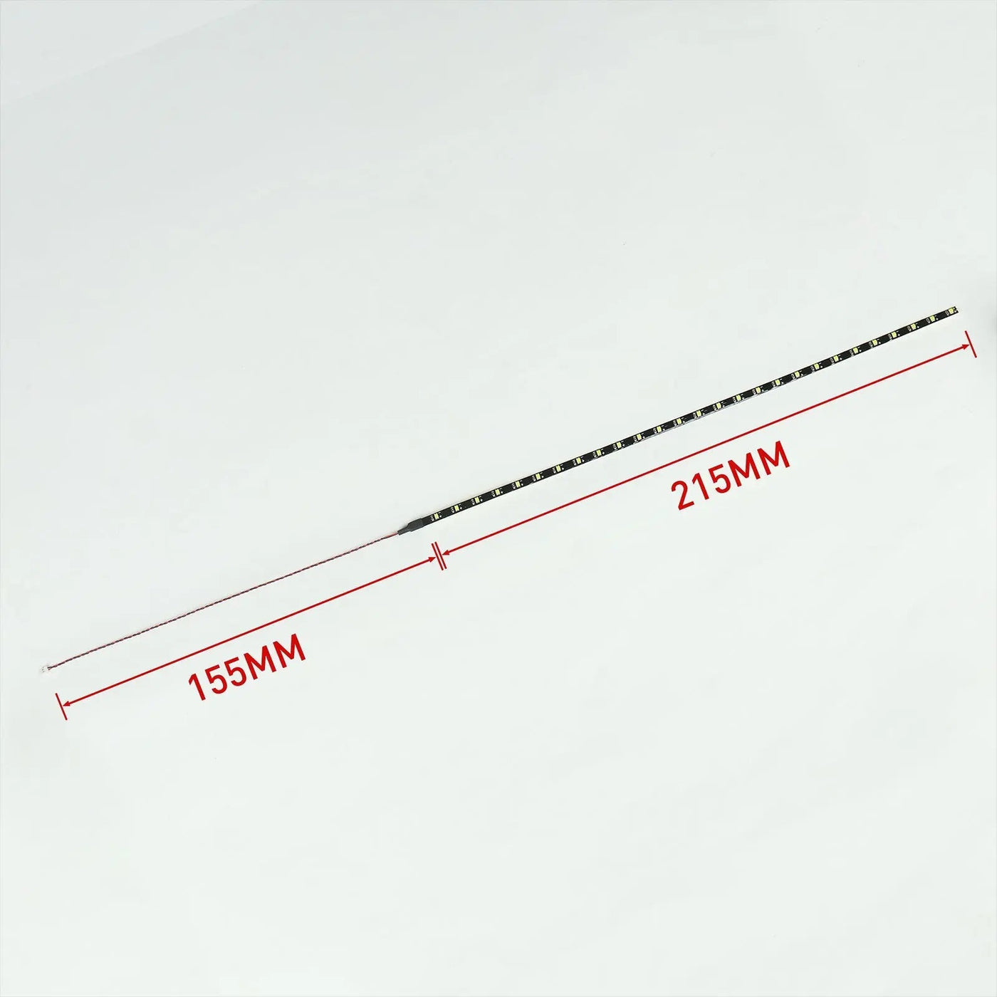 28 Particles LED Strip Light (Pack of 3) installed and glowing (LED light kit for LEGO®)
