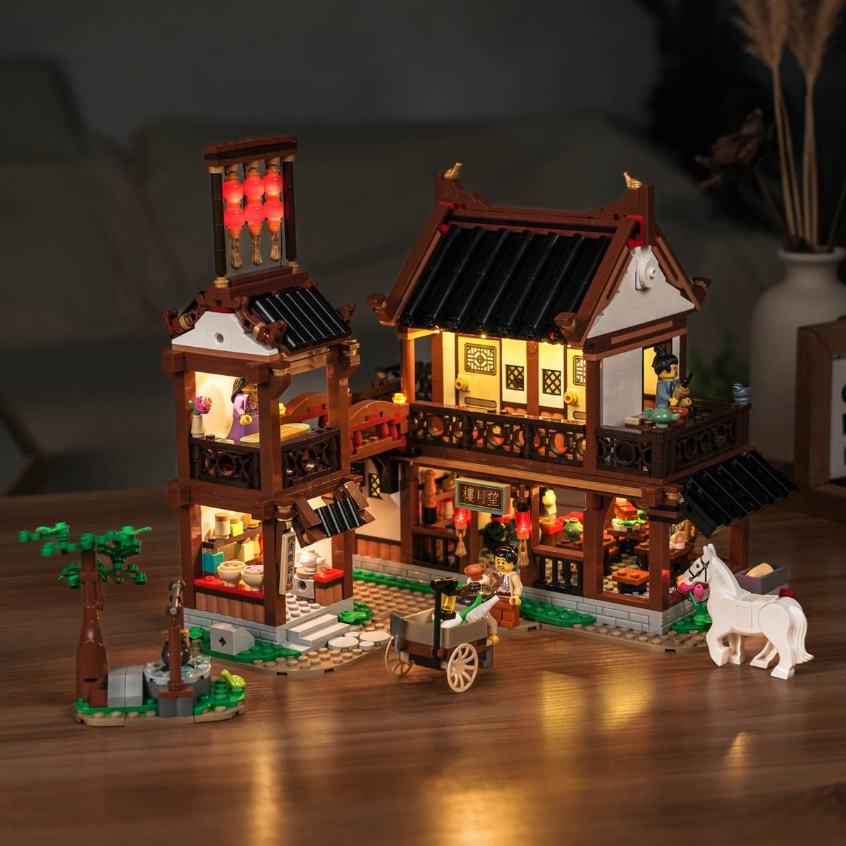 Reversible Installation — LED-Beleuchtungsset für LEGO® Altes Mondschein-Gasthaus #80121
