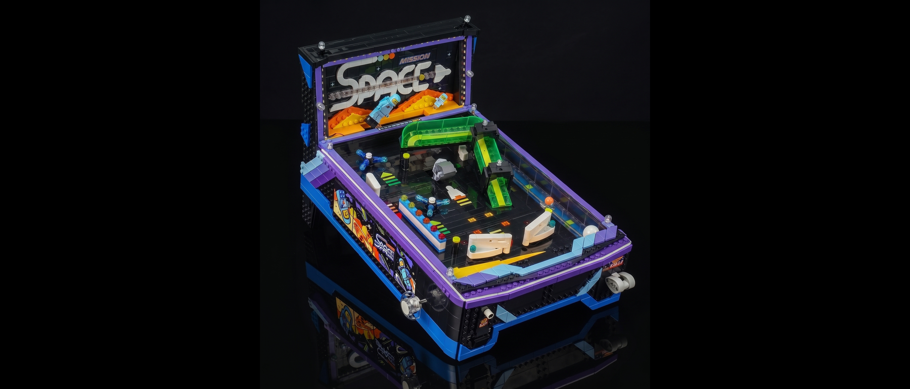 Light Kit for LEGO® Arcade Pinball Machine #11374 — standard build, without the LED light kit