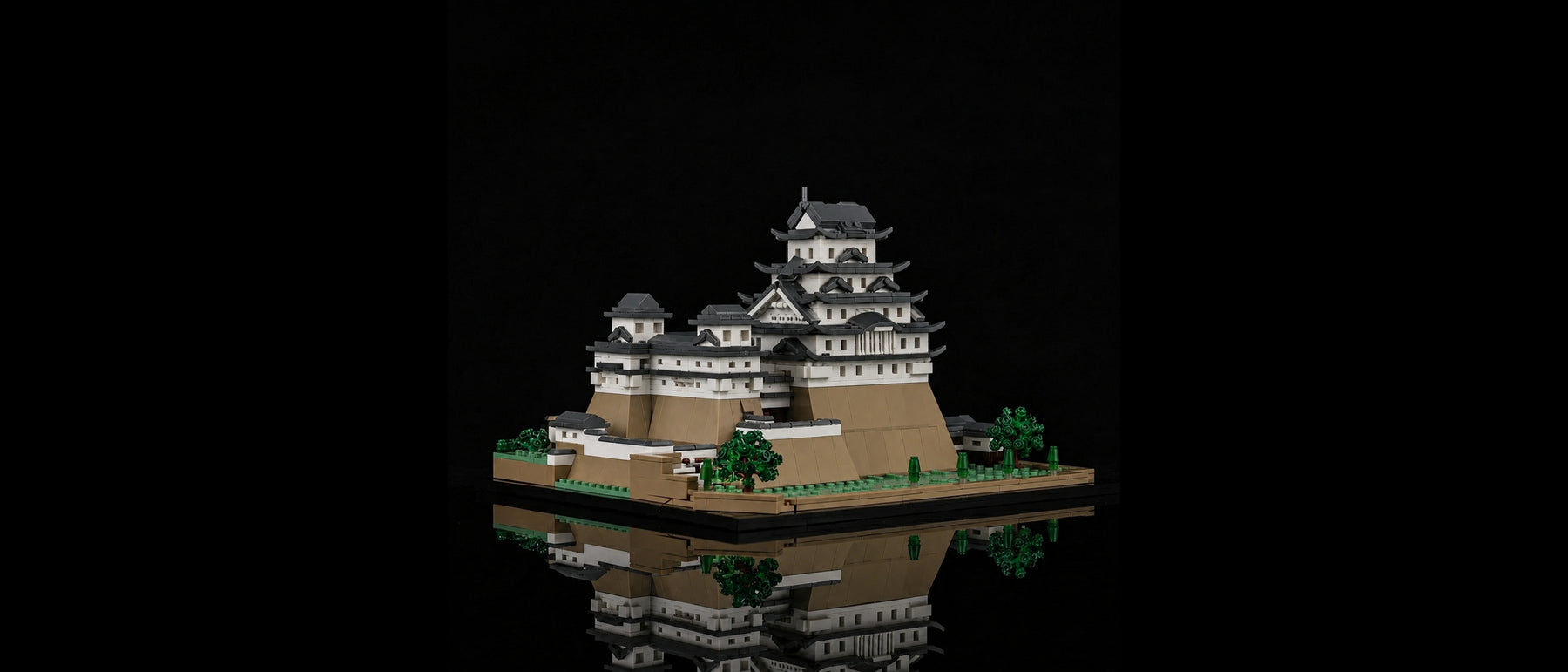 Kit LED pour LEGO® Le château d'Himeji #21060 — standard build, without the LED light kit