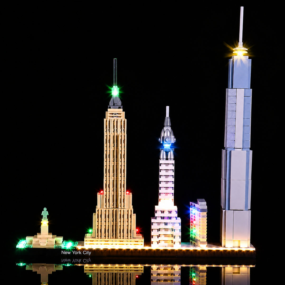 Bright My Bricks LED kit for LEGO Architecture New York City #21028