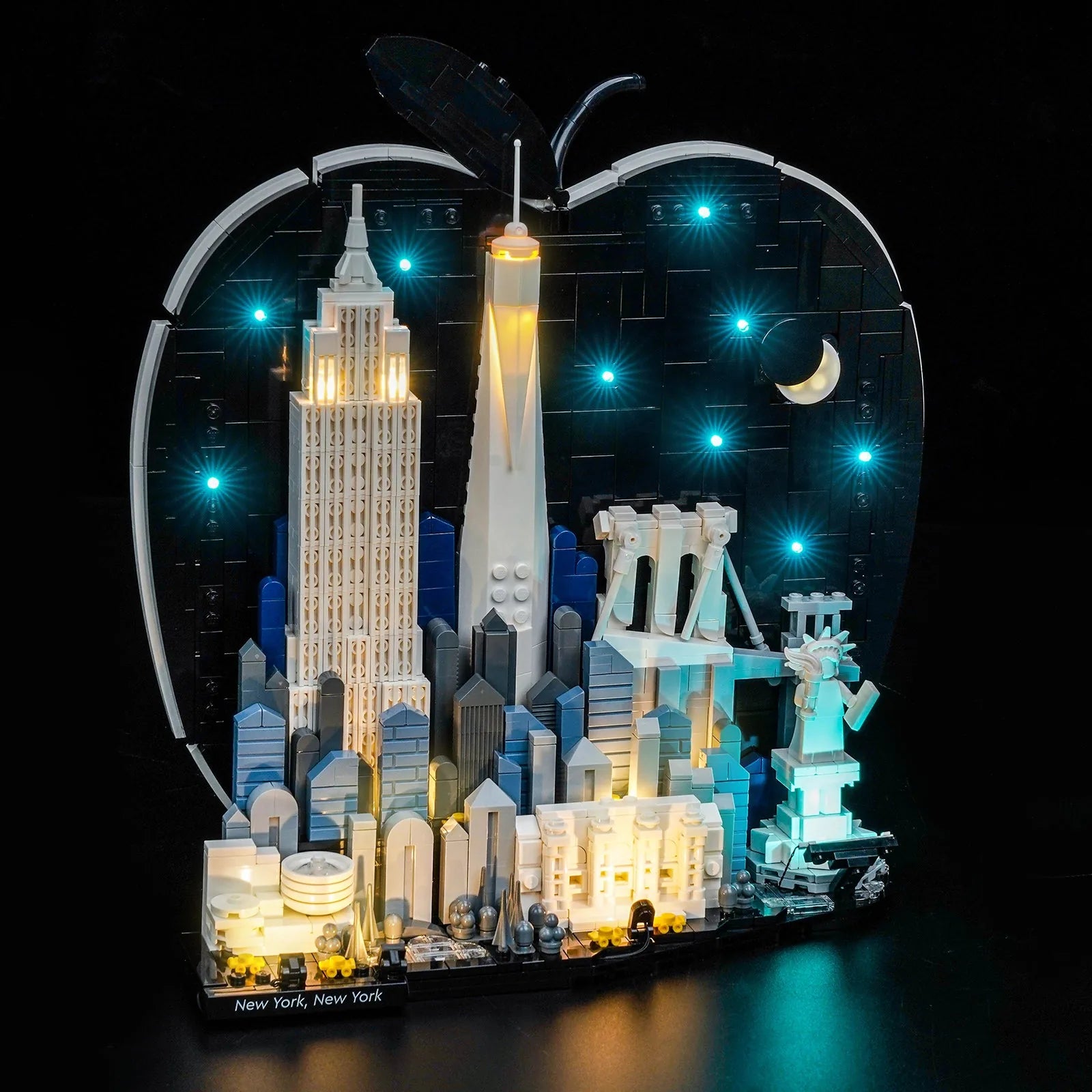 Light Kit for LEGO Architecture New York City The Big Apple #21066 - Bright My Bricks
