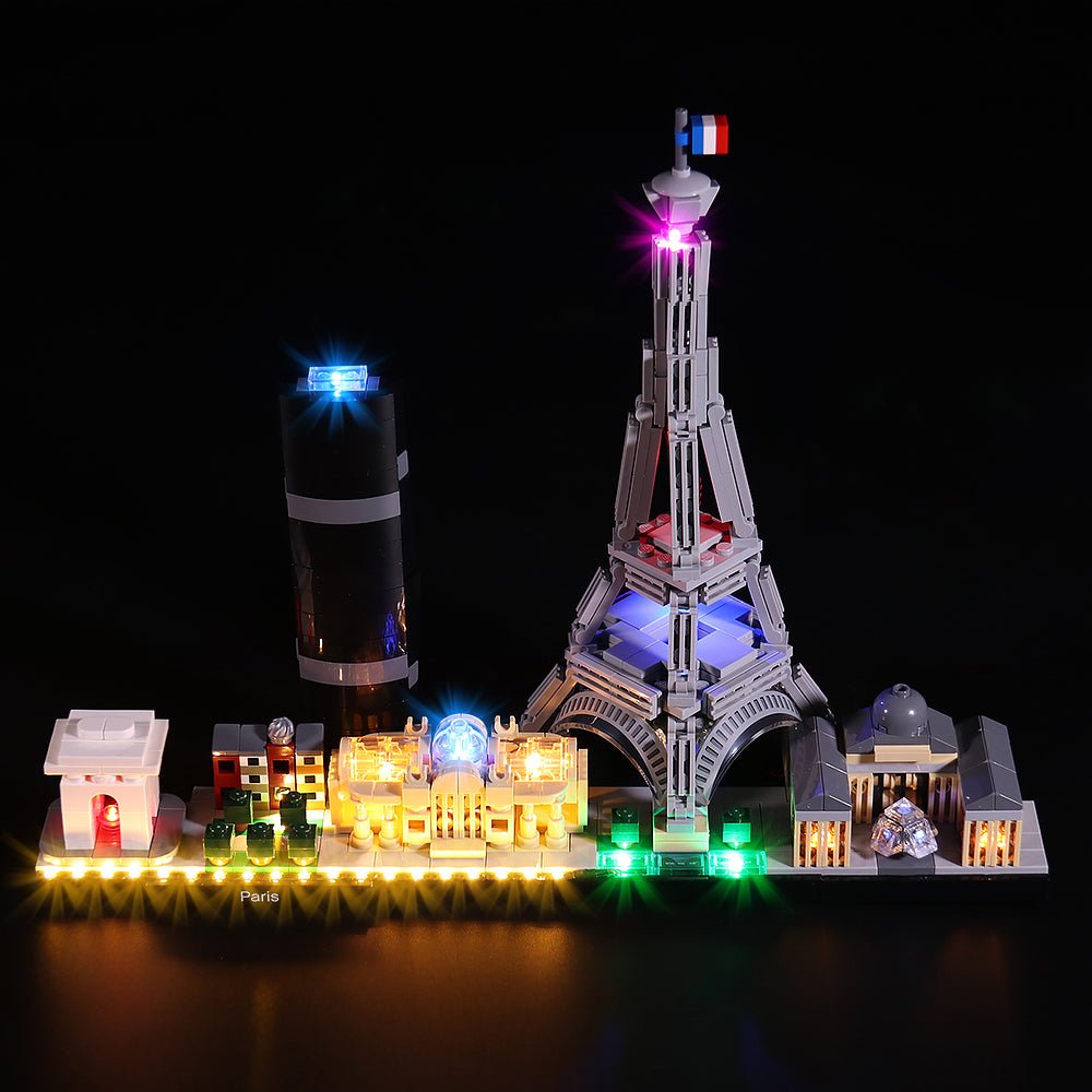 Bright My Bricks LED kit for LEGO Architecture Paris #21044